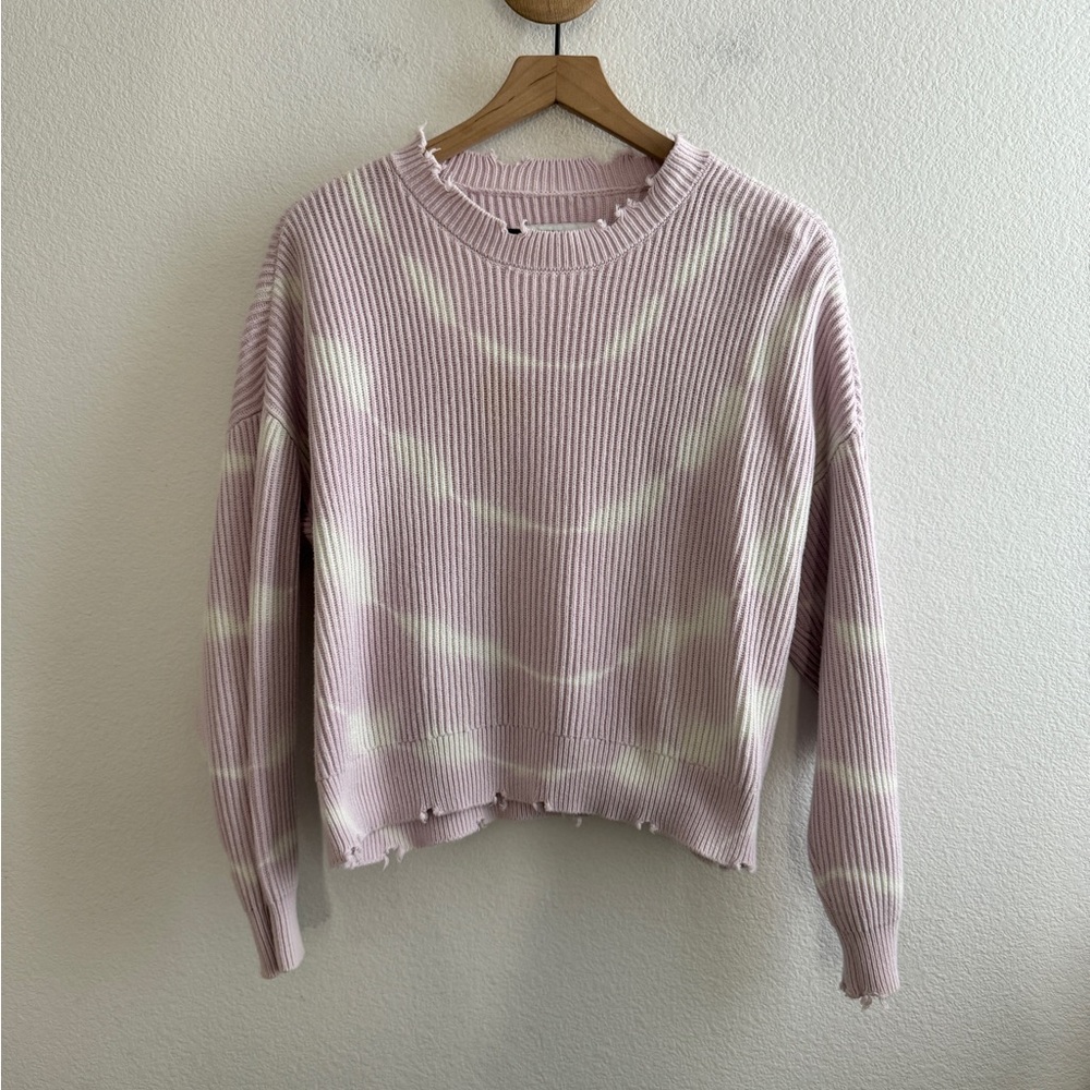 Pistola Purple Distressed Sweater